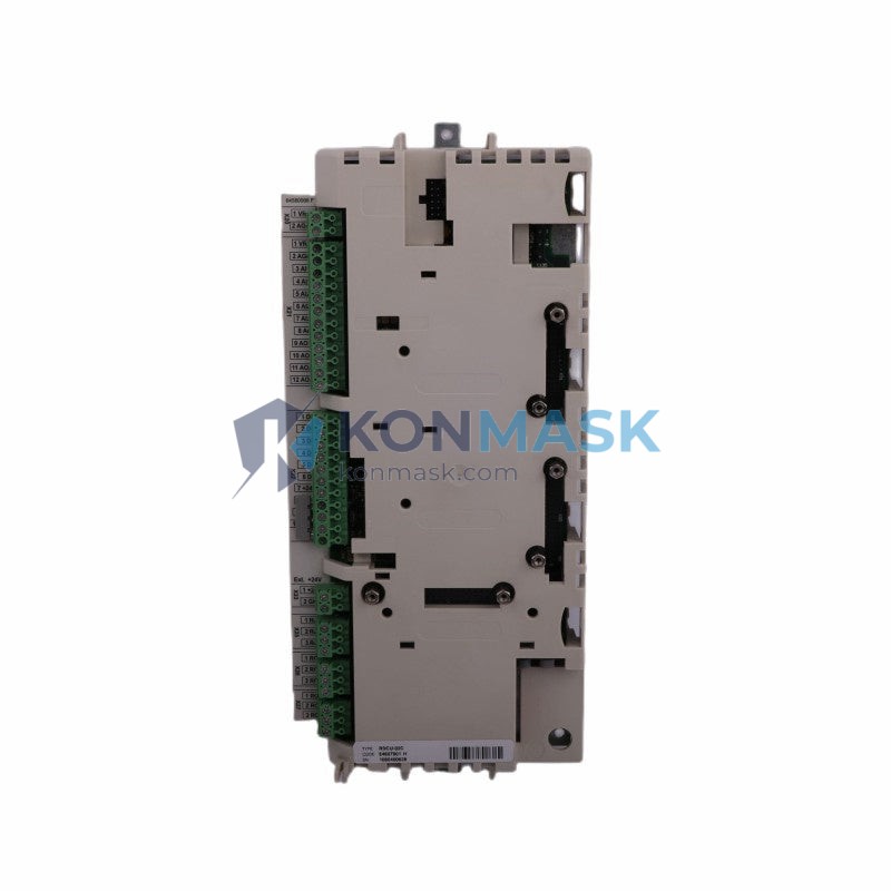 ABB RDCU-02C RDCU – Drive Control Unit - Front Panel and Connectivity View