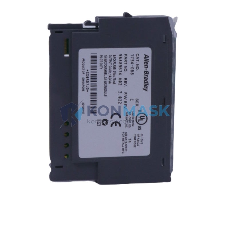 Allen-Bradley 1734-OB8 POINT I/O - Technical Label and Specifications