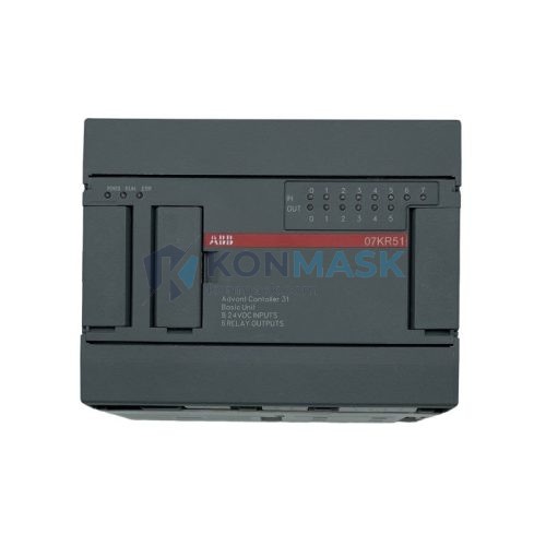ABB 07KR51 - Front Panel and Connectivity View