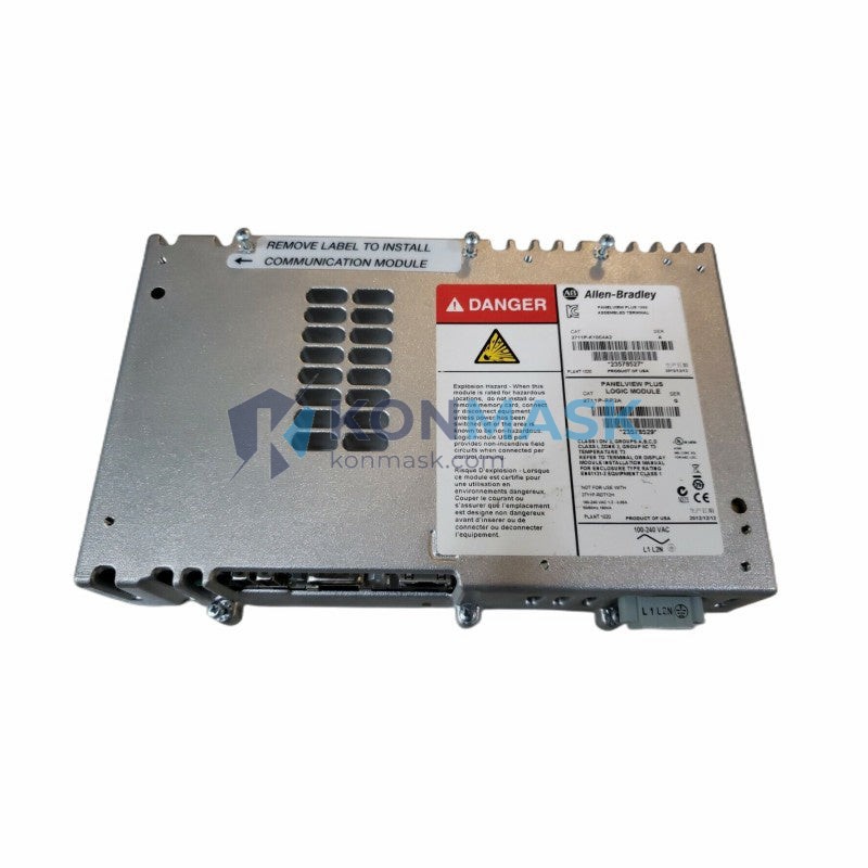 Allen-Bradley 2711P-RP2A PanelView Plus - Front Panel and Connectivity View