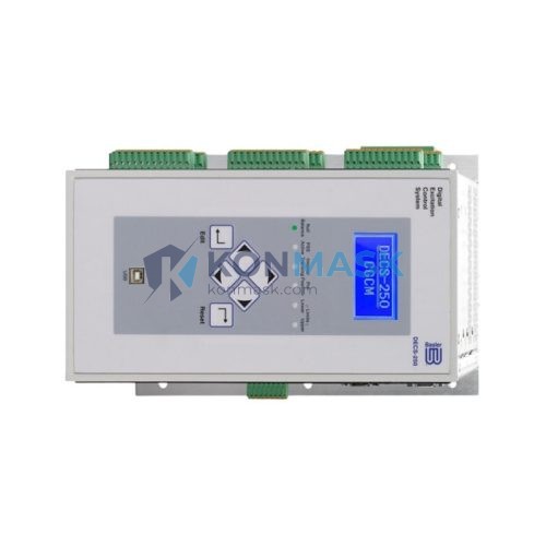 Basler Electric DECS-250-LN2SN1N - Front Panel and Connectivity View