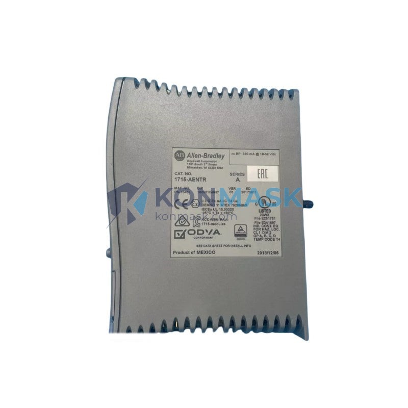 Allen-Bradley 1715-AENTR 1715 Redundant I/O System - Front Panel and Connectivity View