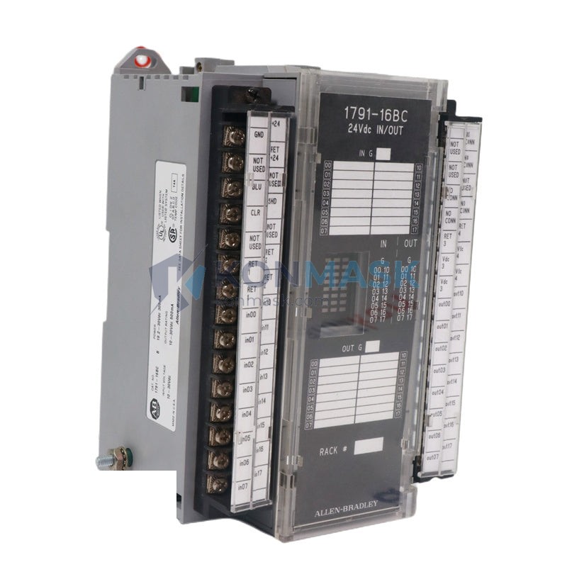 PLC 1791-16BC - Technical Label and Specifications