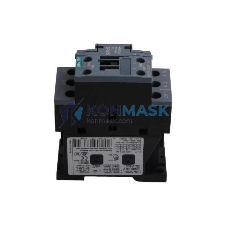 Siemens 3RT2026-1AG20 SIRIUS 3RT2 (Size S0) - Technical Label and Specifications