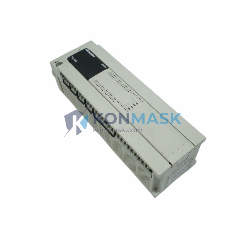 MITSUBISHI FX3U-80MR/ES - Front Panel and Connectivity View