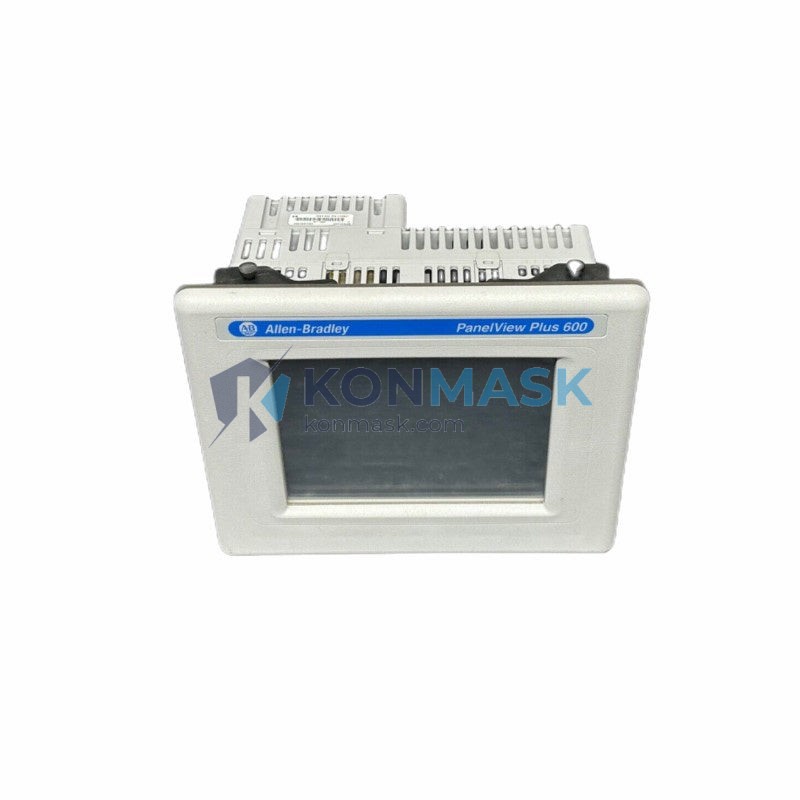 Allen-Bradley 2711P-T6C20A PanelView Plus 600 - Front Panel and Connectivity View