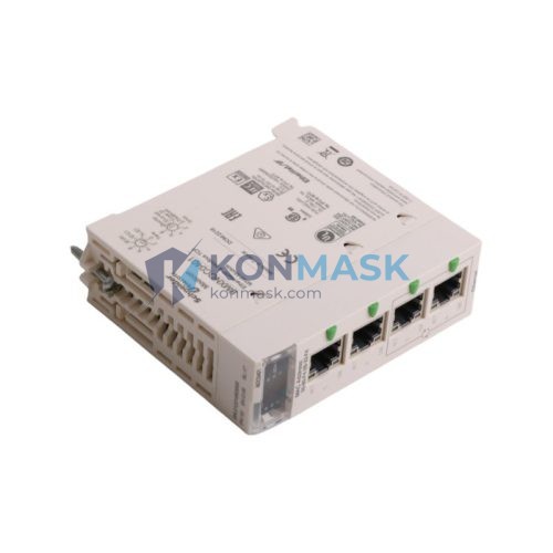 Schneider Electric BMXNOC0401 Modicon M340 - Front Panel and Connectivity View