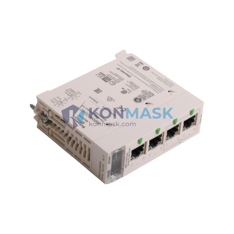 Schneider Electric BMXNOC0401 Modicon M340 - Front Panel and Connectivity View