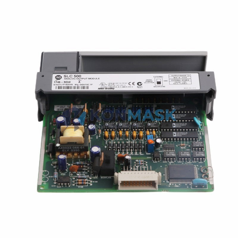 Allen-Bradley 1746-NO4I SLC 500 - Technical Label and Specifications