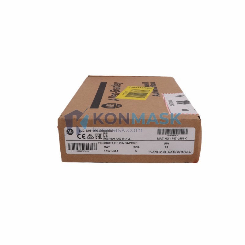 Allen-Bradley 1747-L551 - Technical Label and Specifications