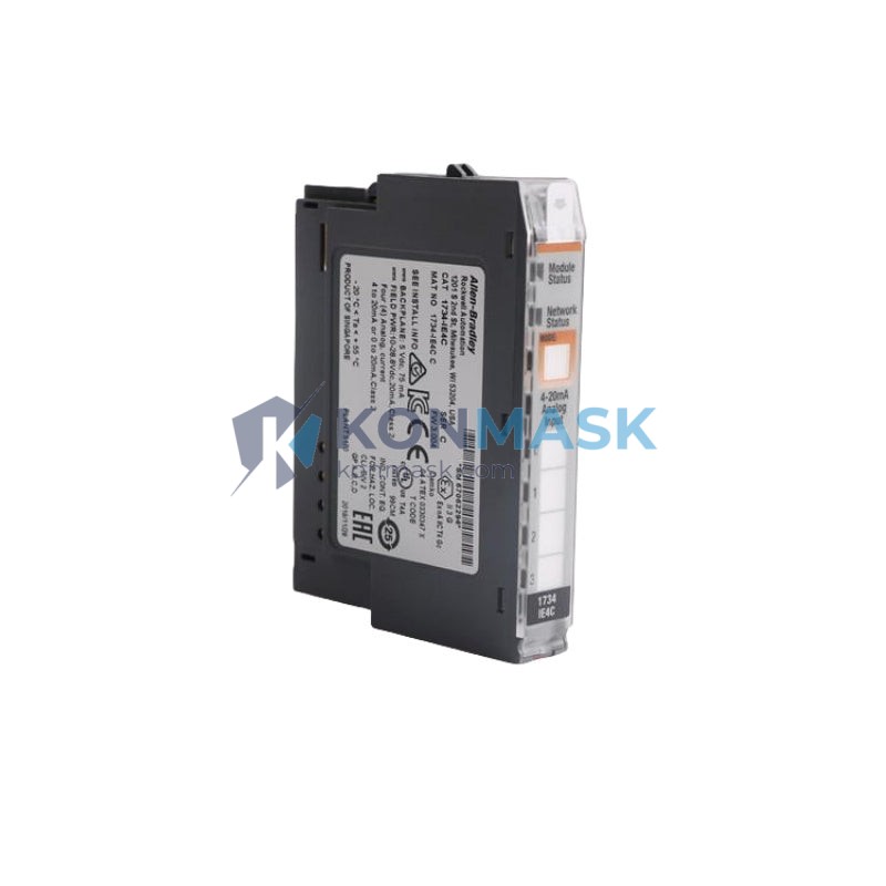 Allen-Bradley 1734-IE4C POINT I/O - Front Panel and Connectivity View