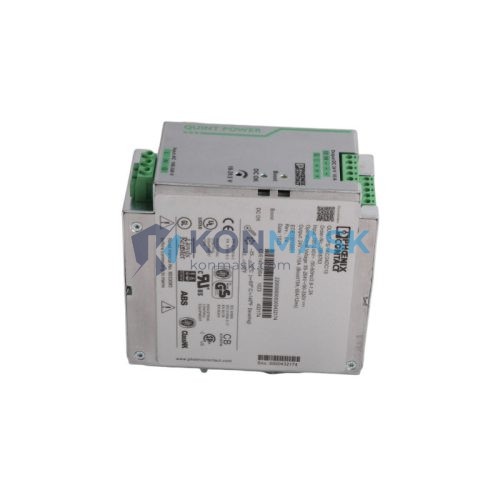 Phoenix Contact 2866763 QUINT-PS/1AC/24DC/10 - Front Panel and Connectivity View