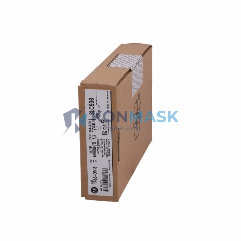 Allen-Bradley 1746-OV16 SLC 500 - Front Panel and Connectivity View