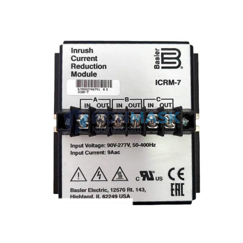 Basler Electric ICRM-7 - Front Panel and Connectivity View
