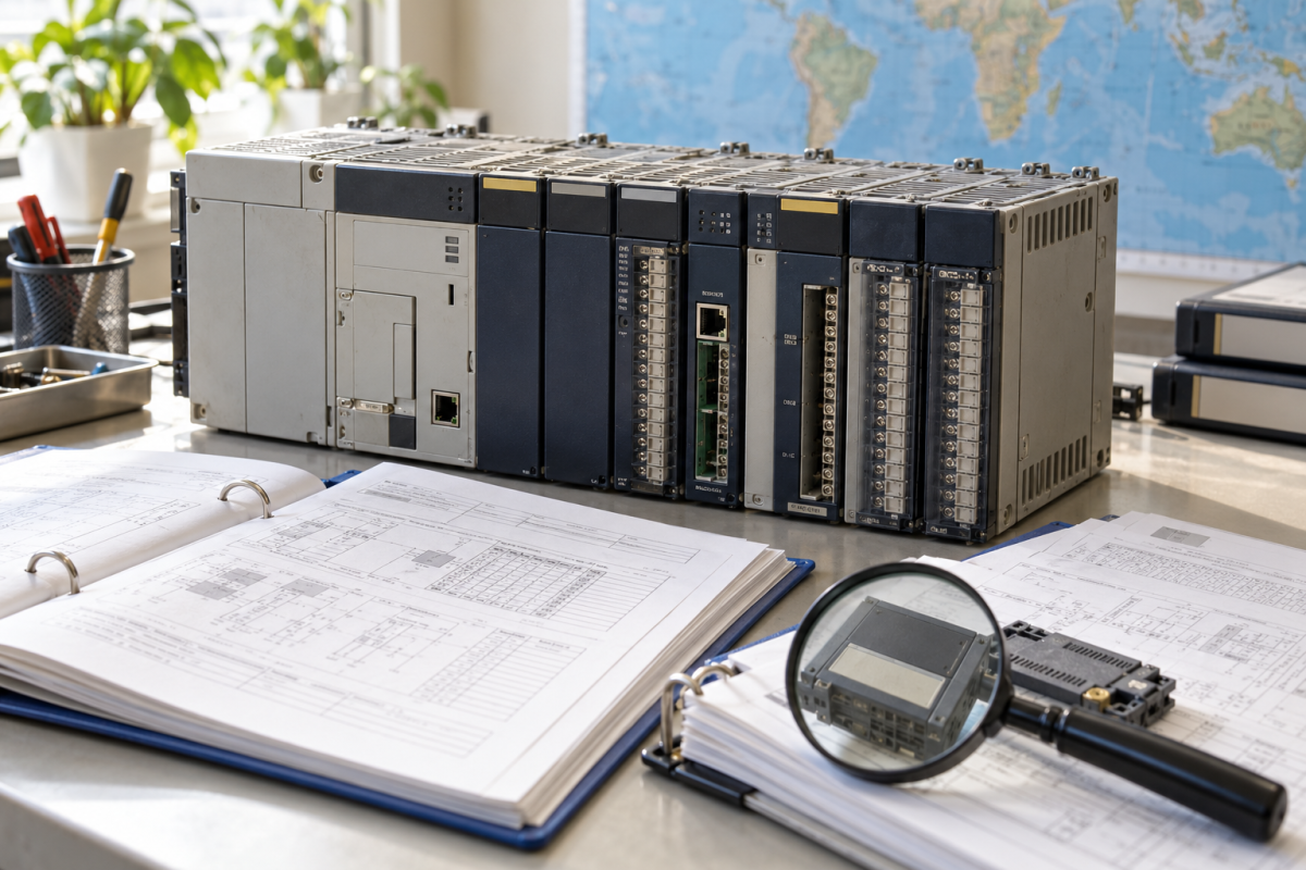 Omron CS1 CS1W-FLN22 spare parts 2026 regional lifecycle document review illustration
