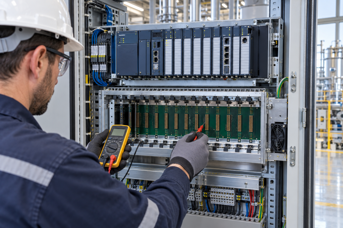 GE RX3i PLC backplane and rack connector maintenance 2026
